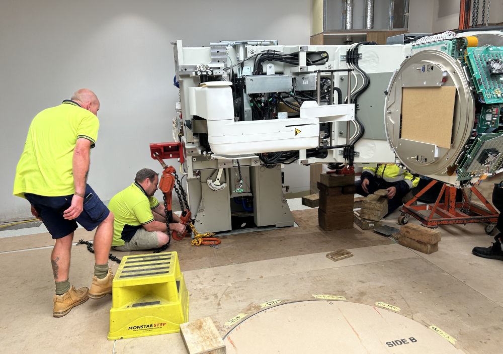 State-of-the-art linear accelerator machine installed at Werribee