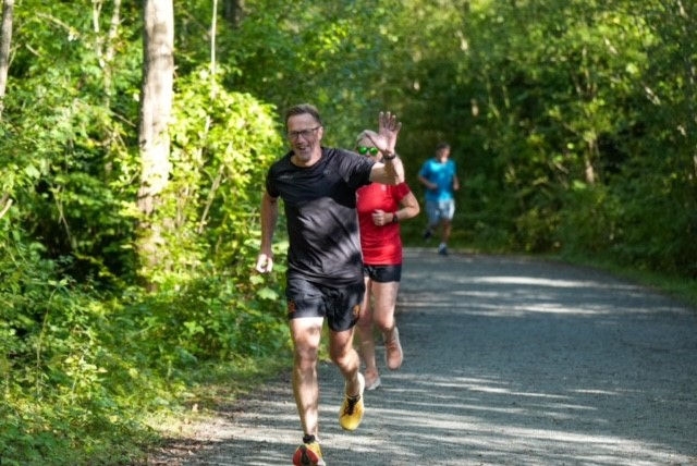 Dr Patel and his wife enjoying a drink