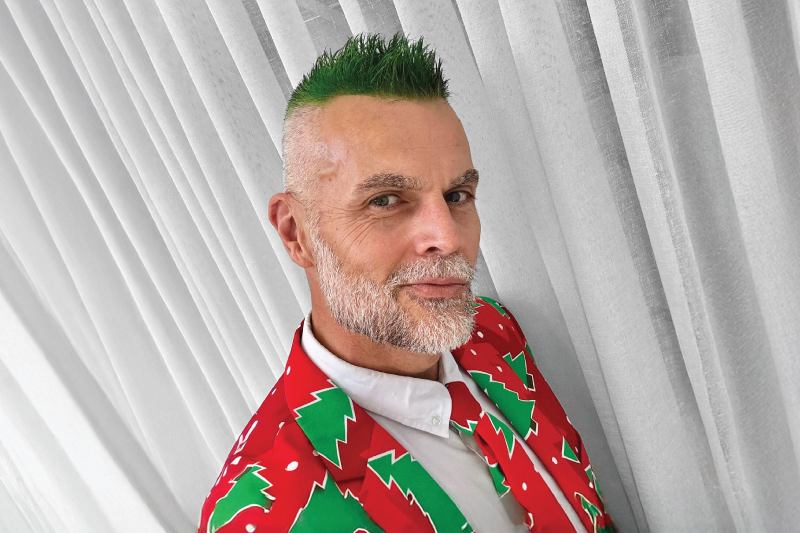 GenesisCare COO, Matt Bellairs with his Movember Mohawk