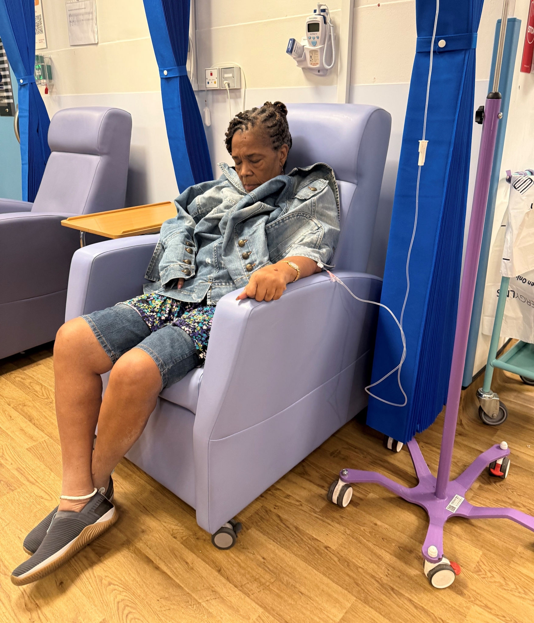 Elise during chemotherapy