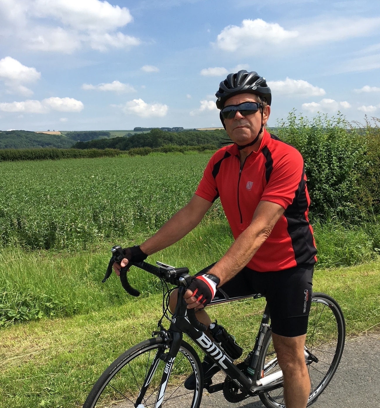 John on his bike