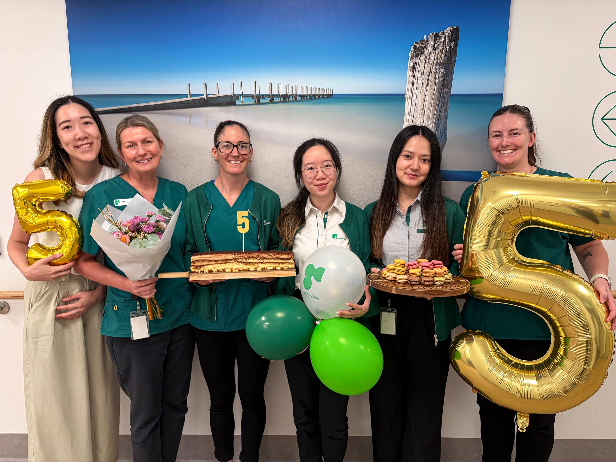 The team at Nedlands celebrates five years