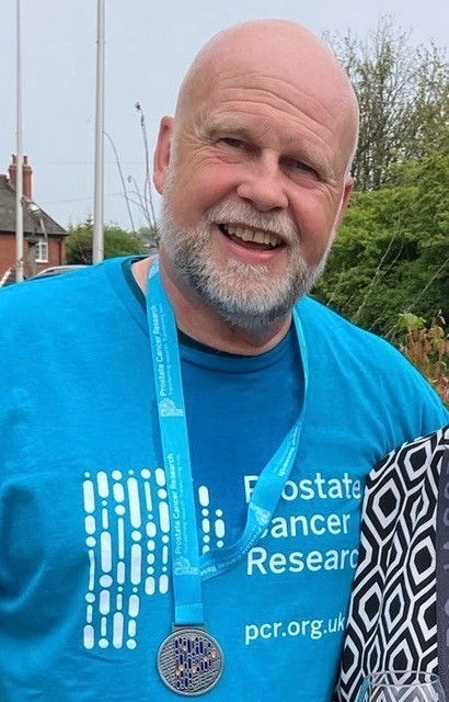 Tim upon completing  his race