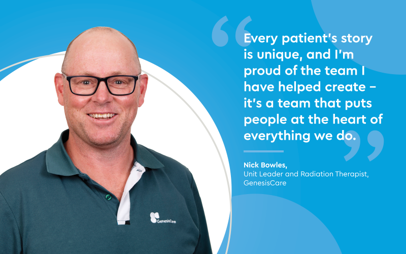 Nick Bowles celebrates 25 years of service at GenesisCare Albury-Wodonga
