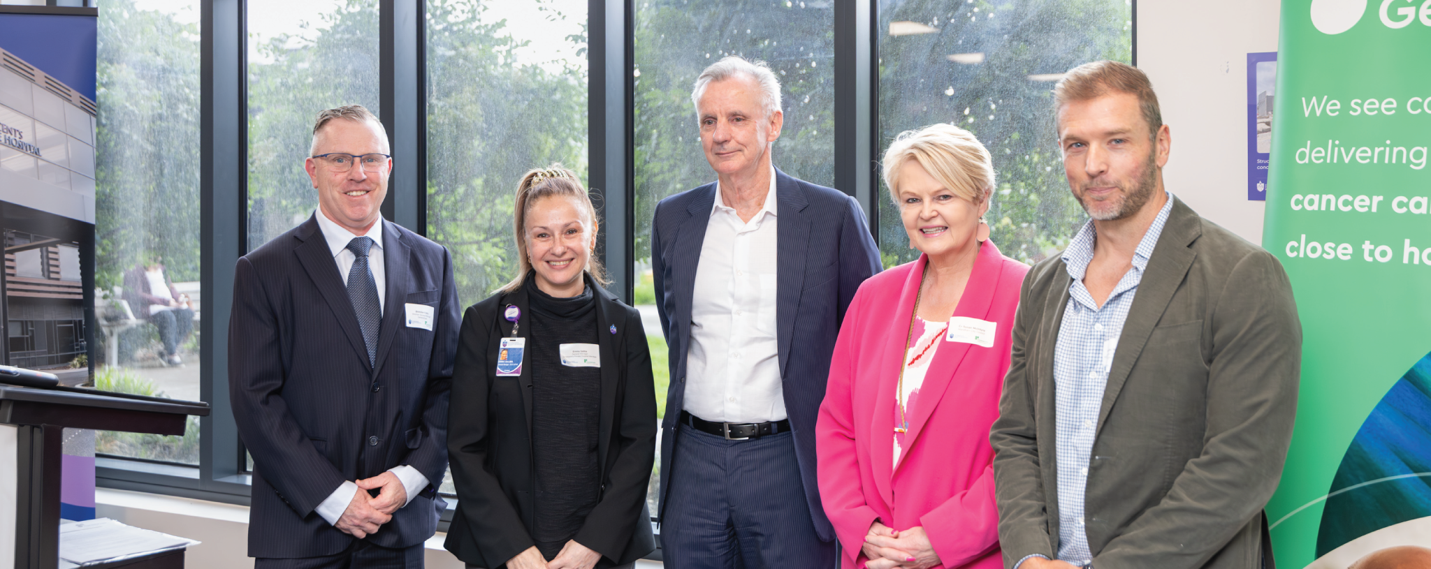 Staff at the GenesisCare, Campbelltown 1 year anniversary