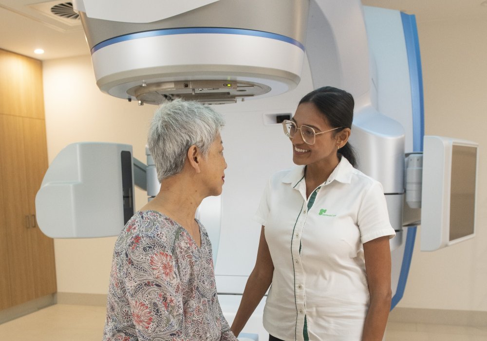Radiation therapy treatment at GenesisCare