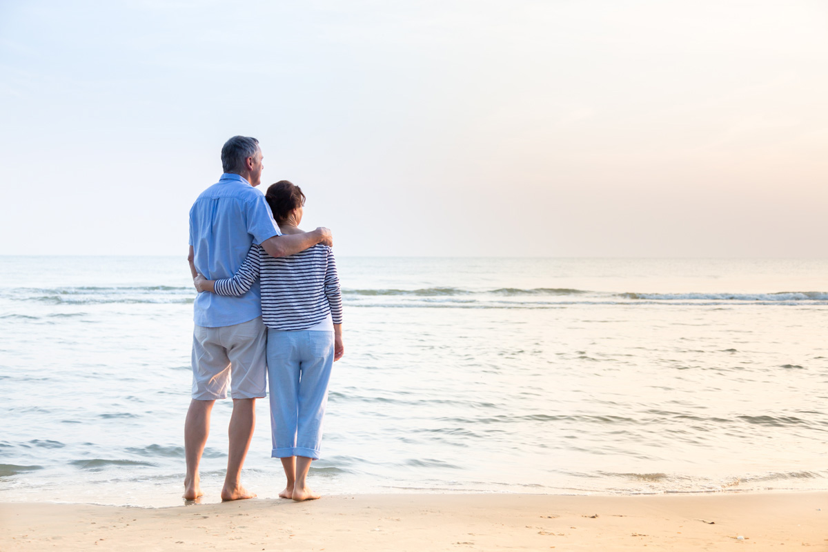 Couple on beach