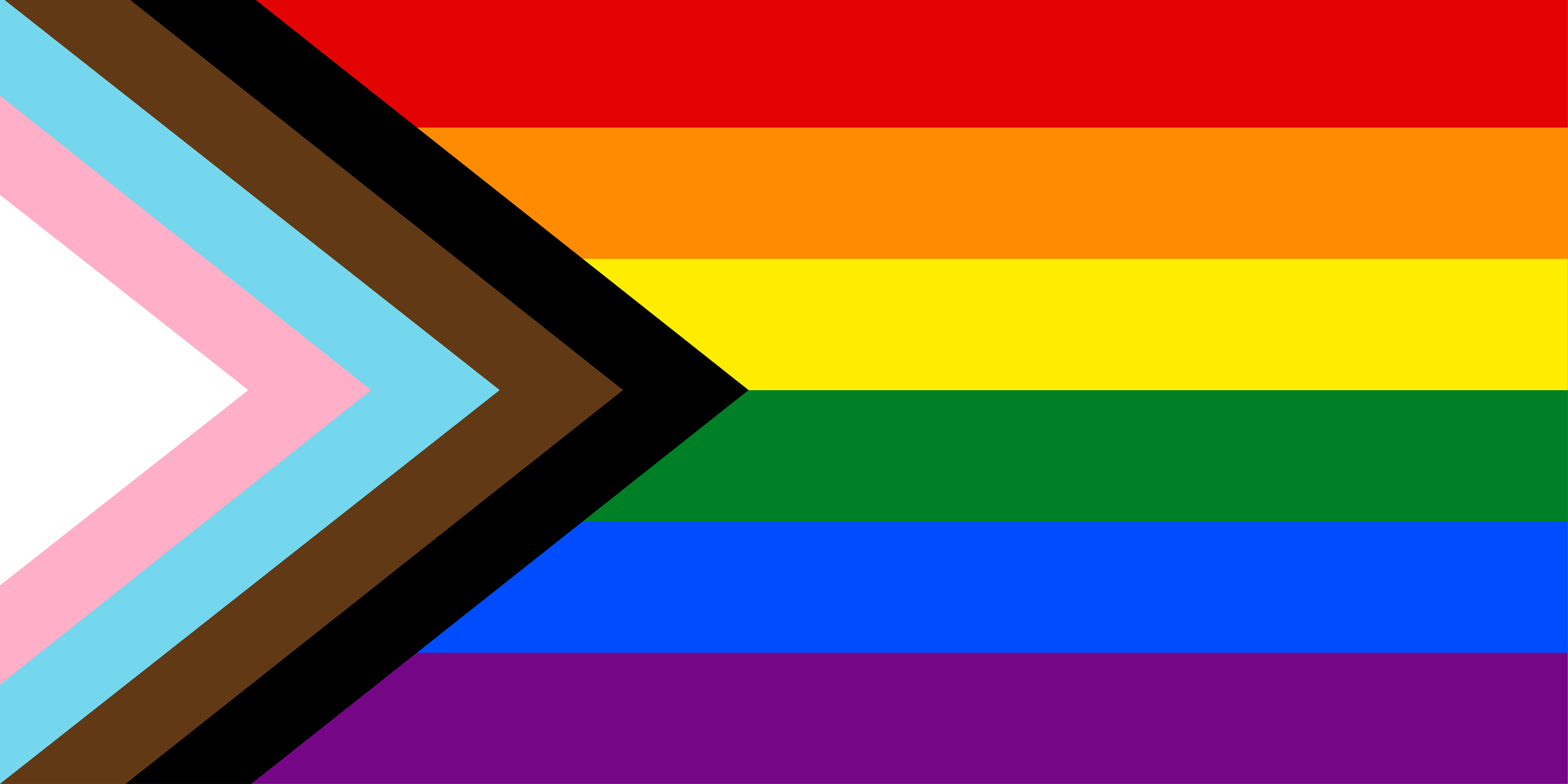 LGBTQIA+ Progressive Flag