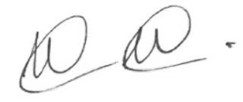 Signature of Justin Hely